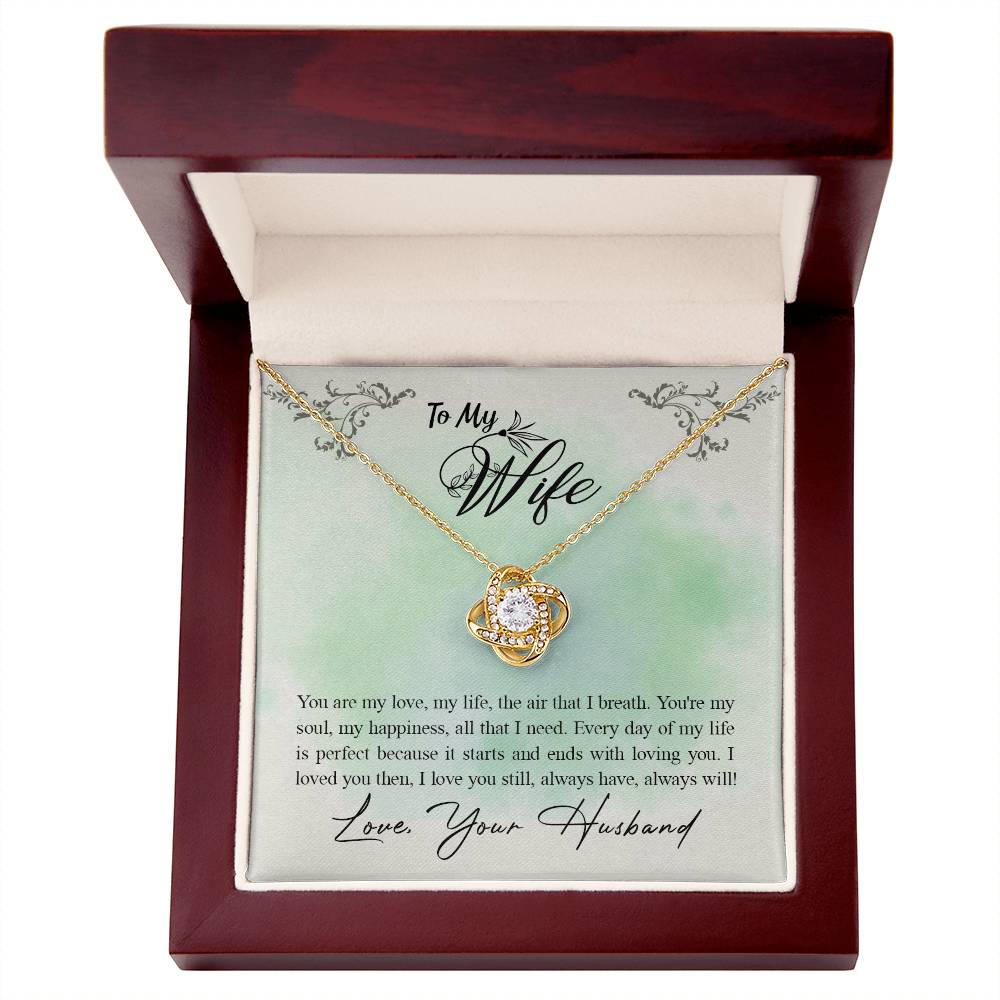 To My Wife-You Are My Love (1) Love Knot Necklace