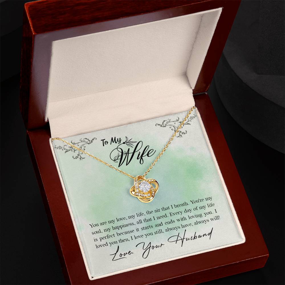 To My Wife-You Are My Love (1) Love Knot Necklace