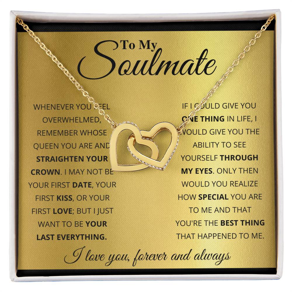 Soulmate Interlocking Hearts Necklace