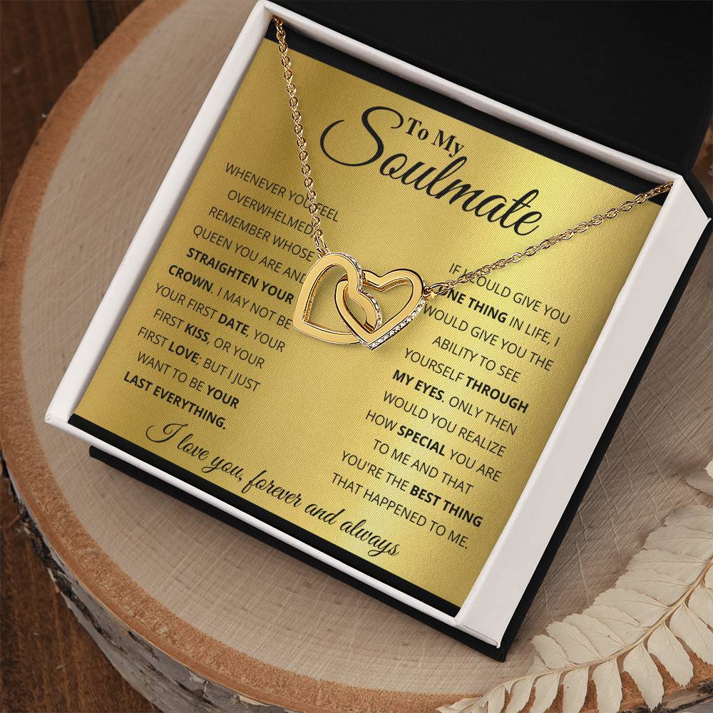 Soulmate Interlocking Hearts Necklace