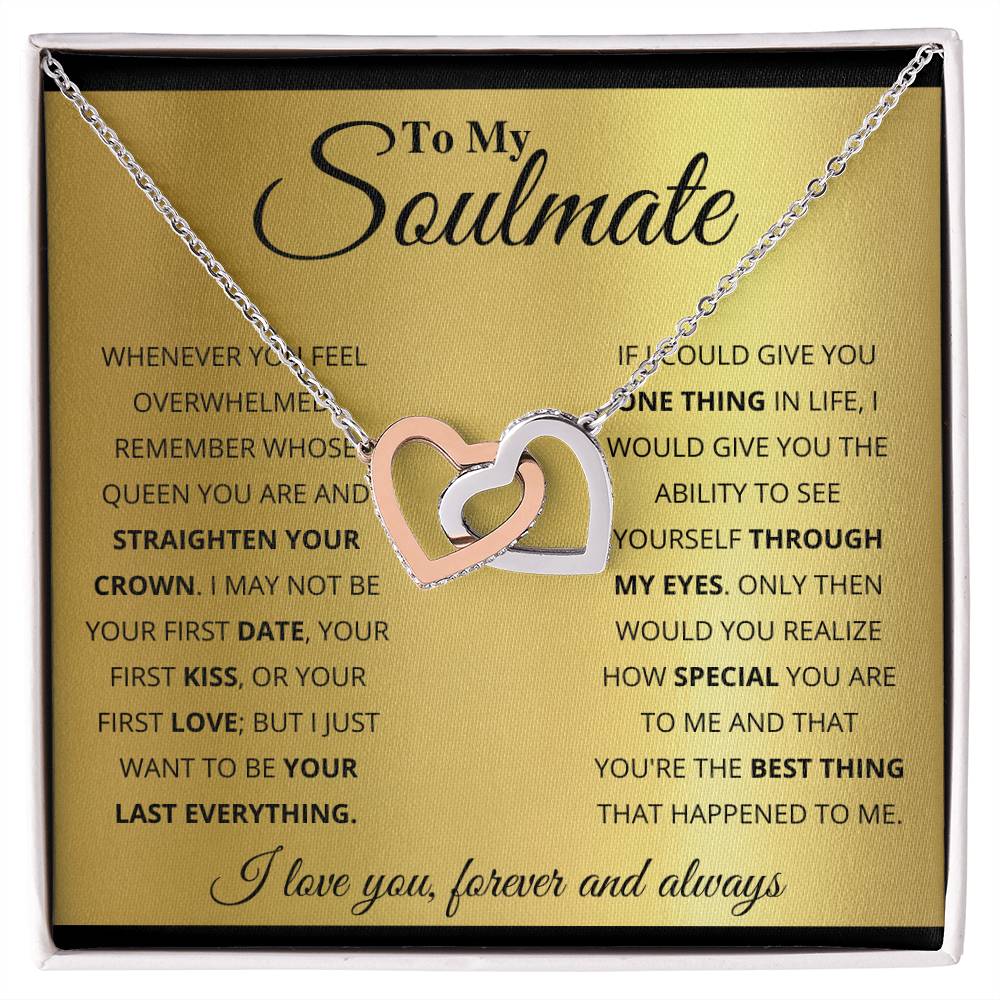 Soulmate Interlocking Hearts Necklace