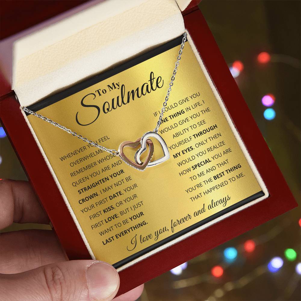 Soulmate Interlocking Hearts Necklace