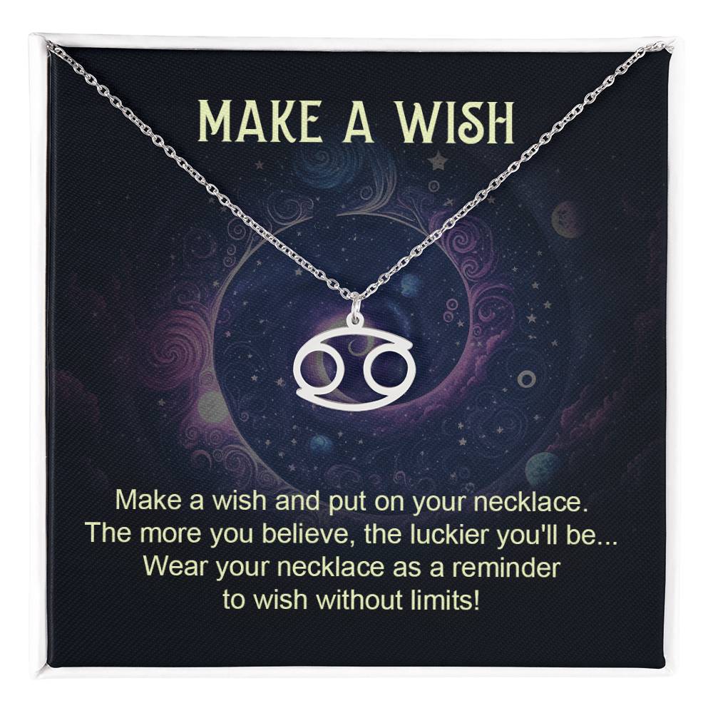 Make a Wish Zodiac Necklace for Daughter, Wife, Granddaughter Mom, or Soulmate